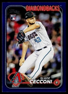Slade Cecconi 2024 Topps königsblau #649 Arizona Diamondbacks - Bild 1 von 2