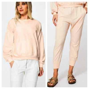 New YFB Small Athleisure Set Drew Sweatshirt Odin Jogger Crop Pants Sweatsuit - Picture 1 of 12