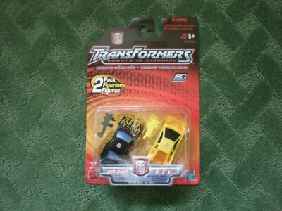 Transformers RID - Paquete de 2 Hot Shot y R.E.V. - 2001 - MOSC Foto 1 de 2