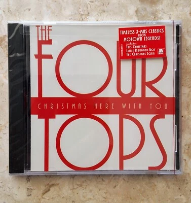 NEW CD Music - FOUR TOPS ~ Christmas Here With You - 1995 Audio - SEALED PROMO  - Image 1 of 2