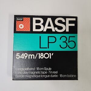 BASF LP35 549m / 1801' 7 Inch Reel To Reel Tape. Used