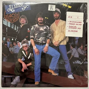 Alabama - 40 Hour Week - RCA Vinyl LP - In Shrink w/ Hype Sticker & Inner Sleeve - Picture 1 of 6