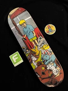 SIGNED Adam McNatt Stuffed Animals 101 Skateboard Deck Sean Cliver AUTOGRAPH - Picture 1 of 8