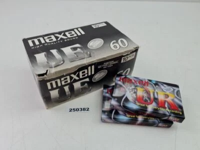 Pack 10 casetes Maxell UE 60 2x casetes Maxell UR 90 sin usar #250382 Foto 1 de 4