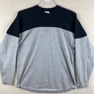Vintage 90s Wilson Long Sleeve T-Shirt Mens Size XL Black Gray USA Made