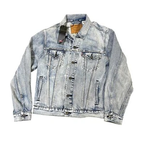 Levi's Men's Light Wash 90's Boxy Vintage Relaxed Fit Trucker Denim Jacket - M - Picture 1 of 7