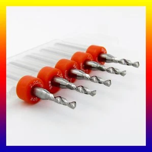 Punte per trapano 2,05 mm .081" #46 carburo massiccio gambo 1/8" CINQUE pezzi Premium R/S - Foto 1 di 5