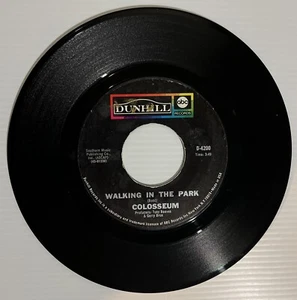 Colosseum - Walking In The Park 1969-7’ Single 45rpm Record - Picture 1 of 4