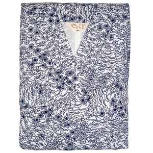 De Colección Japonés Nemaki Algodón Onsen Primavera Termal Kimono Estampado Floral: Mujer Mediano - Imagen 1 de 4