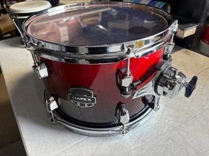 mapex saturn 12 diameter x 8 deep scarlet fade tom - Picture 1 of 2