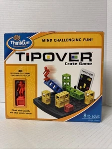 NUOVO (scatola aperta) Tipover Crate Game di ThinkFun 2004 tip over Mind Challenging Fun - Foto 1 di 3