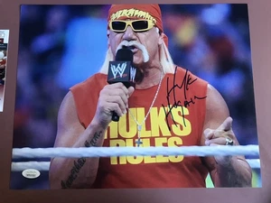 Foto autografiada firmada por Hulk Hogan 11x14 autenticada por JSA - Imagen 1 de 2