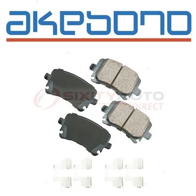 Akebono EURO Rear Disc Brake Pad Set for 2006-2009 Volkswagen Rabbit - yi - Изображение 1 из 4