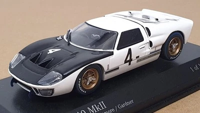 Minichamps 1/43 Scale 400 668484 - Ford GT40 MkII #4 1000Km Spa 1966 - Image 1 of 4
