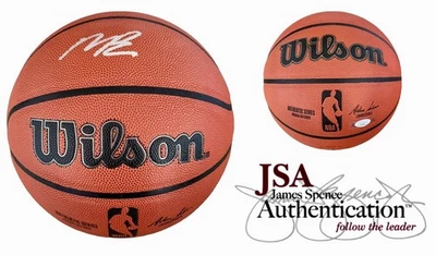 MATAS BUZELIS SIGNED OFFICIAL WILSON NBA BASKETBALL CHICAGO BULLS w/JSA COA! - Image 1 of 4