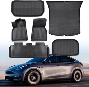 ZIMABLUE Floor Mats Compatible with Tesla Model Y 2023 2022 2021 2020,Model Y - Bild 1 von 7