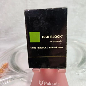 Vintage H&R Block Playing Card Deck Tax Preparation Advertisement Sealed NIP - Picture 1 of 3