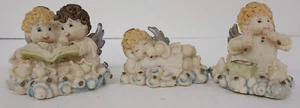 Cherubs - Set of 3 - Resin - Heavenly Angels ® Vintage 1996 - Picture 1 of 12