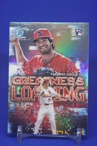 2025 Bowman Thomas Saggese Chrome Greatness Loading insert - Picture 1 of 2