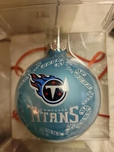 Adorno de bola azul pequeña de los Tennessee Titans - Imagen 1 de 2