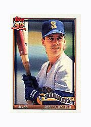 1991 Topps Micro Baseball #681 Jeff Schaefer 