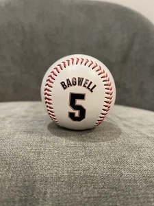 Houston Astros Baseball Jeff Bagwell Fotoball MLB - Bild 1 von 6