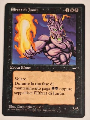 Junun Efreet - Italian Arabian Nights - Magic the Gathering MTG Nice! - Image 1 of 2