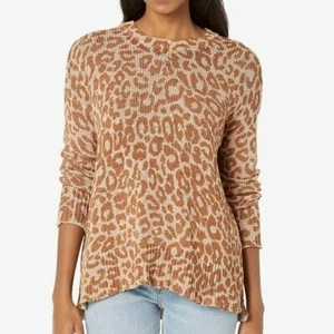 Show Me Your Mumu Anya Sweater Animal Print Top Knit Cheetah Print NWT - Picture 1 of 9