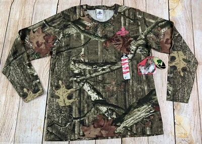 NWT Women’s Camo Longsleeve Shirt Mossy Oak Break Up Size Large - Image 1 of 4
