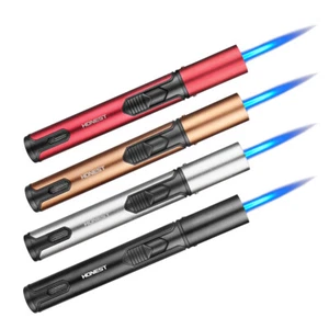 Blow Torch Butane Jet Flame Lighter Refillable Cooking Kitchen BBQ Windproof - Picture 1 of 11
