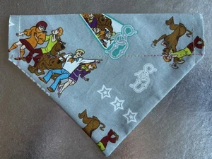 Scooby Doo SMALL dog bandana slide on collar - Handmade New by pops and fred - Picture 1 of 4
