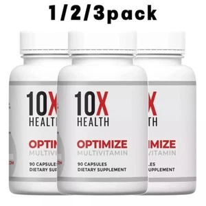 1 ~ 3 Stück - NEU 10X Gesundheitsoptimiertes methyliertes Multivitamin für Männer & Frauen, 90 Kapseln - Bild 1 von 14