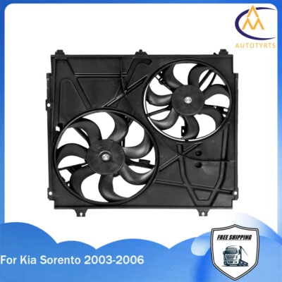Conjunto de ventilador de refrigeración del radiador 621040 620-729 para Kia Sorento 2003-2006 3,5 L V6 Foto 1 de 4