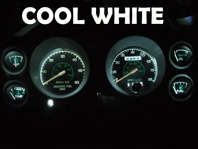 Dash Gauge Cluster LED Dashboard Bulbs Cool White For 79 86 Ford Mustang - Image 1 of 2