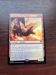 1x FOIL SCOURGE OF THE THRONE - Commander - MTG - Magic the Gathering - Picture 1 of 1