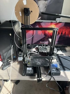 Crealty Ender 3 Pro 3D Printer/ Used with 3D printer filament  - Picture 1 of 10