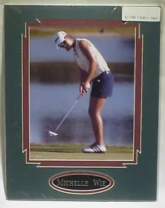 Michelle Wie Golf Custom Matted Photo & Name Plate 11x14 Ready for Framing B25 - Picture 1 of 1