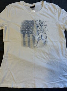 T-shirt donna Harley-Davidson Suburban Motors Looney Tunes Bugs Lola Bunny XL - Foto 1 di 2