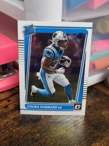 2021 DONRUSS OPTIC CHUBA HUBBARD RATED ROOKIE NO. 225 - Imagen 1 de 2