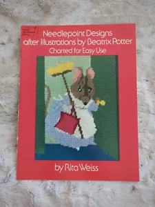 Vtg Needlepoint Designs of Illustrations by Beatrix Potter Rita Weiss 1976 - Picture 1 of 5