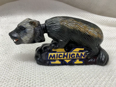VINTAGE University of Michigan Wolverines mascot bobblehead BPI Collectibles ️ Cover