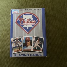 1994 Major League Phillies playing cards - Card Games EUC
