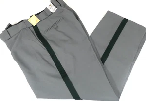 FLYING CROSS 3900 MENS 40x30 COMMAND Pants GRAY W/ SPRUCE GREEN STRIPE COLLIER - Picture 1 of 3