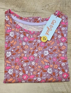 NWT CAT & JACK Girls Long Sleeve Shirts Pink Floral Size M (8) - Picture 1 of 3