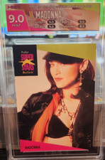 1991 Pro Set MADONNA Super Stars Musicards #69 HGA graded Mint 9.0 Custom label