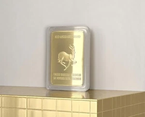 1 UNZE • King Of Afrika • BARREN • Sammlerstück • Hochglanz • 24 KARAT GOLD PL - Bild 1 von 8