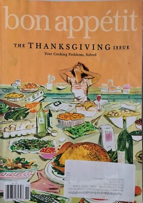 Bon Appetit Magazine 2022 November Thanksgiving Issue Food Cooking Turkey - Image 1 of 2
