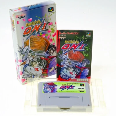 KIJIN KORINDEN ONI Nintendo Super Famicom SFC Japan Import NTSC-J somewhat used - Image 1 of 2