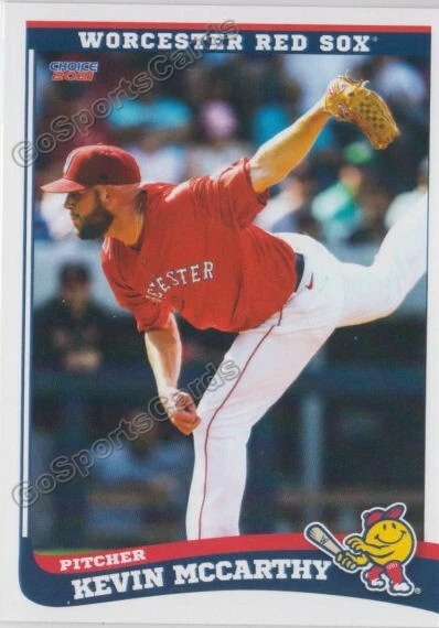 2021 Worcester Red Sox Kevin McCarthy RC Rookie Boston - Image 1 of 1