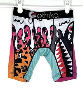 Ethika Boys S Small 6/8 NWOT Colorful Underwear Kids Knit Fitted Boxers - Picture 1 of 4